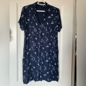 Simons Nautical Shirt Dress